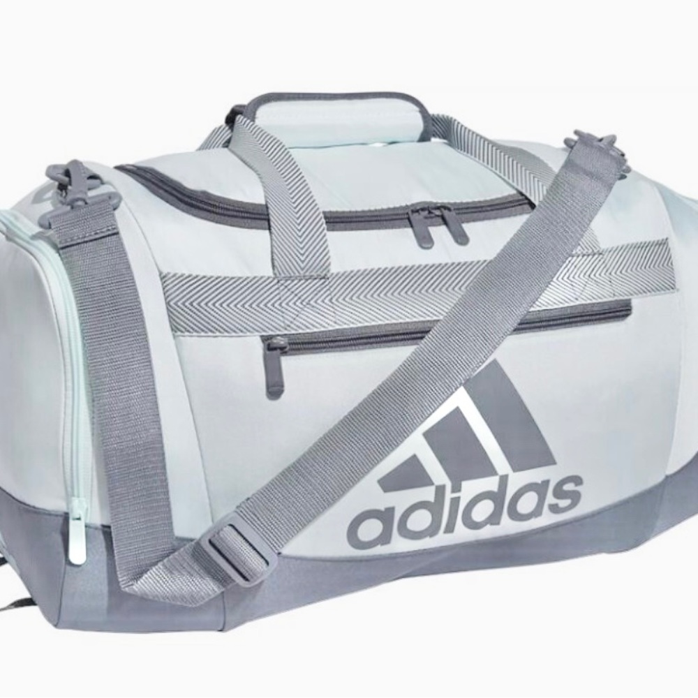 NWT ADIDAS DEFENDER IV SMALL DUFFEL BAG Adjustable & removable shoulder straps